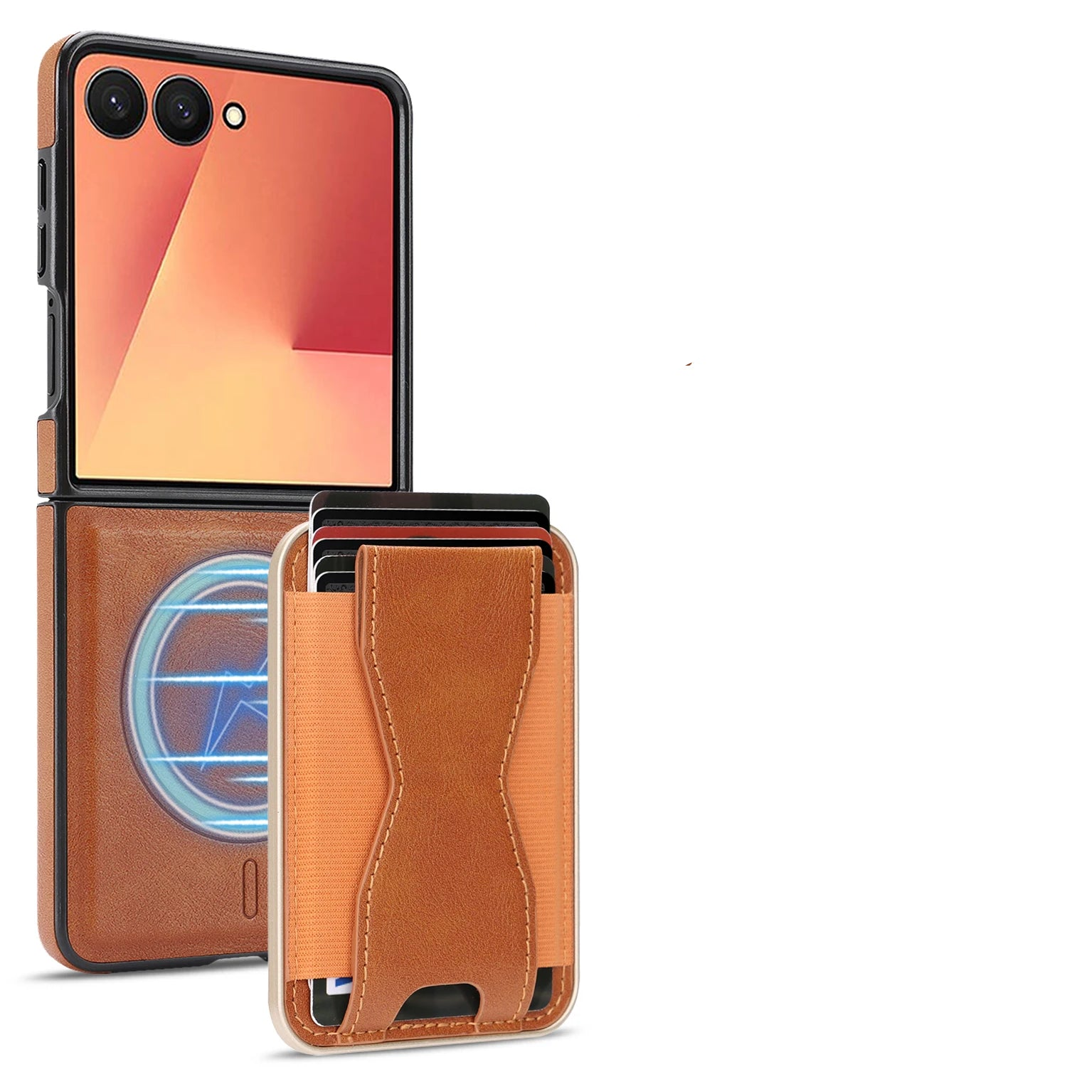 2-in-1 Magnetic Detachable Wallet Case for Samsung Galaxy Z Flip 7