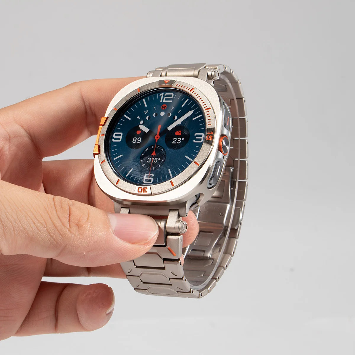 Reinforced Bumper Case with Raised Protective Bezel for Samsung Galaxy Watch Ultra (2025)