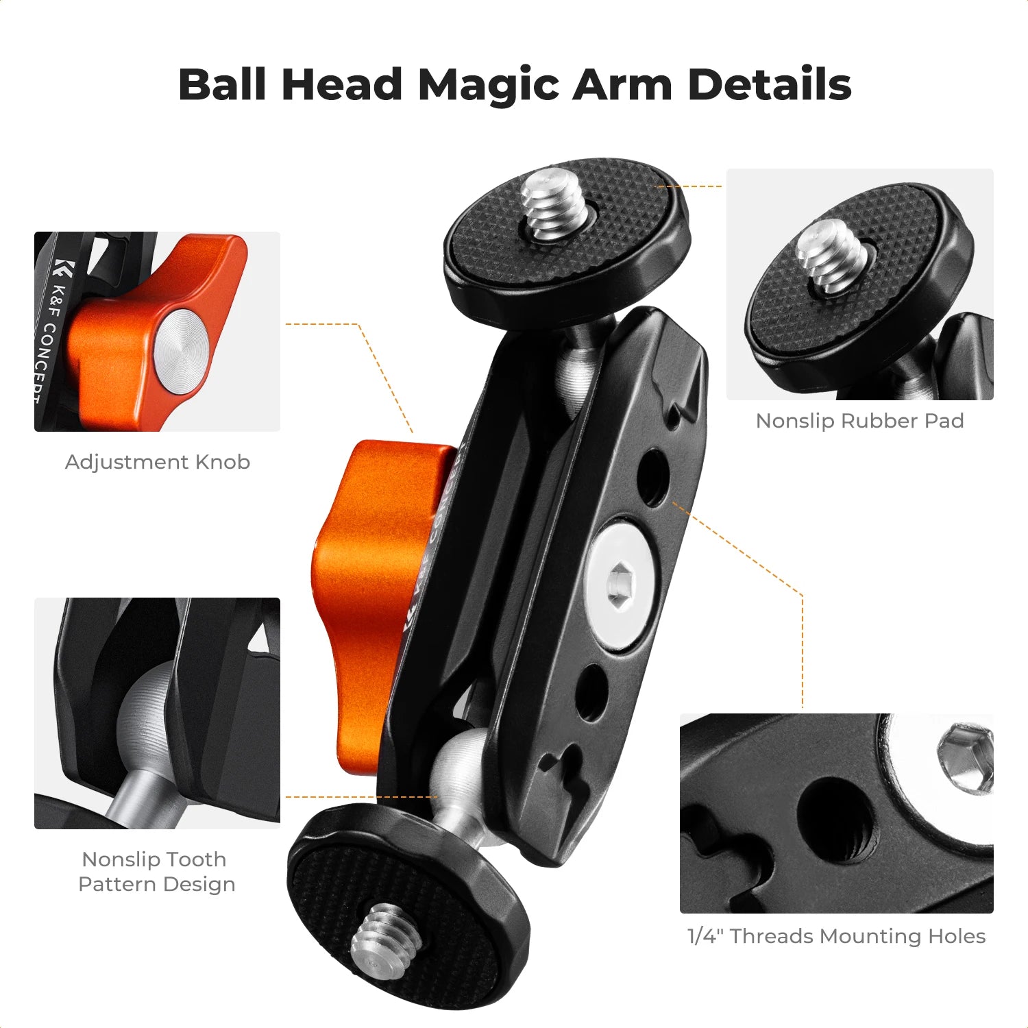 K&F CONCEPT Articulating Mini Magic Arm