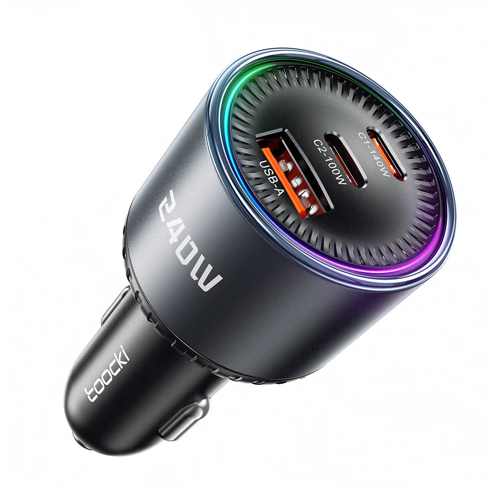Toocki C51 240W 3-Port Car Charger