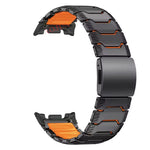 Titanium Link Bracelet Band with Magnetic Light-Up Buckle for Samsung Galaxy Watch Ultra 2