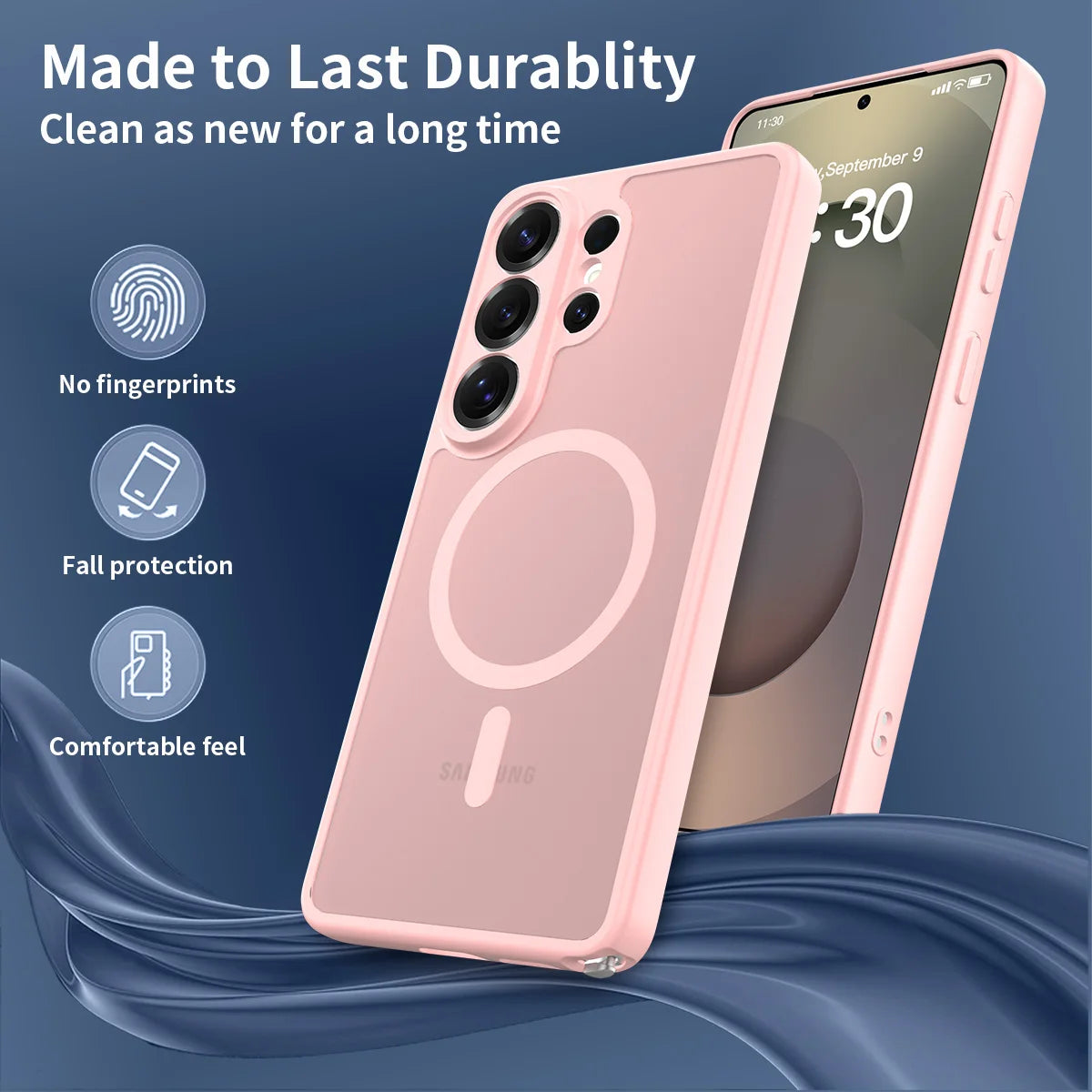 Shockproof Skin-Friendly Matte Magnetic Case for Samsung Galaxy S26 Series