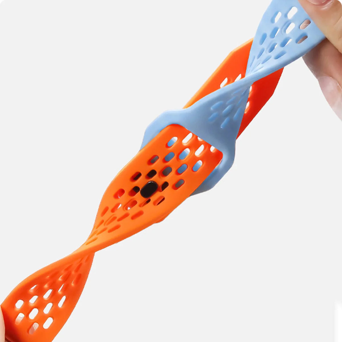 Perforated Silicone Tapered Band with Slot Connector for Apple Watch