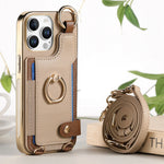 Protective Crossbody Wallet Case for iPhone 15 Series
