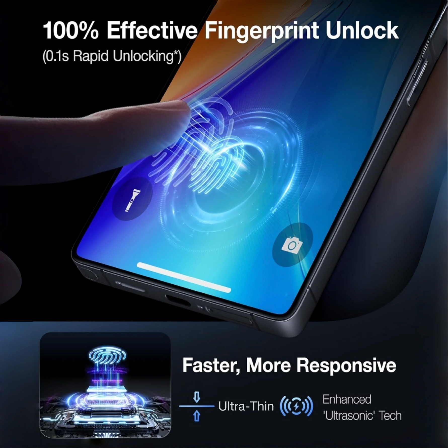 3-Pack Tempered Glass Screen Protector for Samsung Galaxy S26 Series