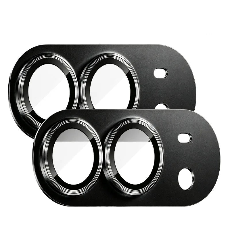 Nano Electrostatic Adsorption Tempered Glass Camera Lens Protector for iPhone Duo