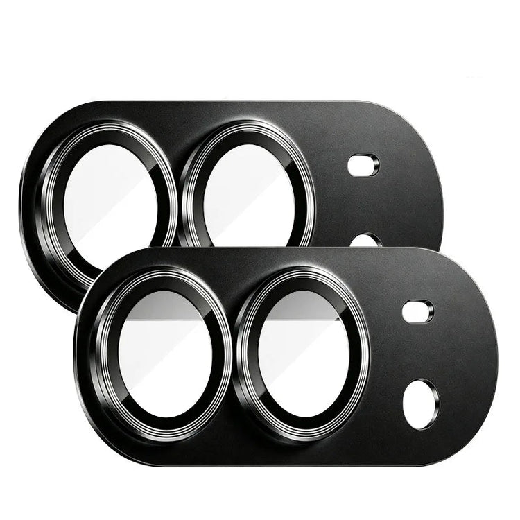 Nano Electrostatic Adsorption Tempered Glass Camera Lens Protector for iPhone Duo