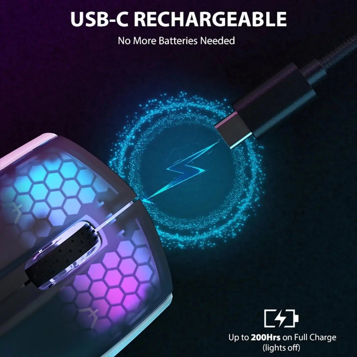 Attack Shark X5 Lightweight Tri-Mode Wireless Gaming Mouse