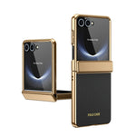 Luxury Diamond Pattern Leather Case with Screen Protector for Samsung Galaxy Z Flip 8