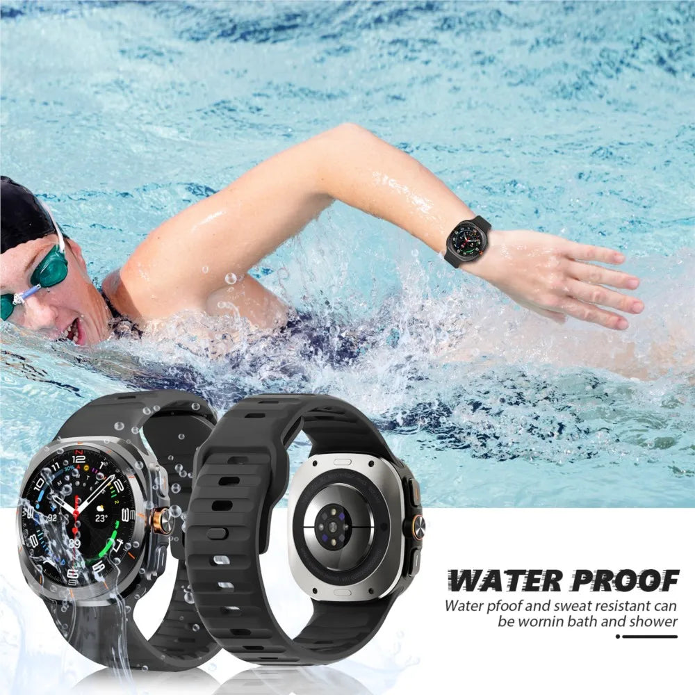 Premium Breathable Silicone Band for Samsung Galaxy Watch 8 / Galaxy Watch 8 Classic