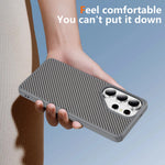 Drop Protection Matte Carbon Fiber Cover for Samsung Galaxy S26 Series