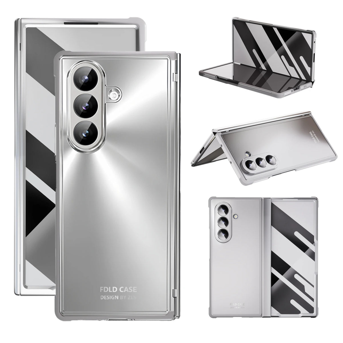 Samsung Galaxy Z Fold 7 Transparent TPU Case with Screen Protector