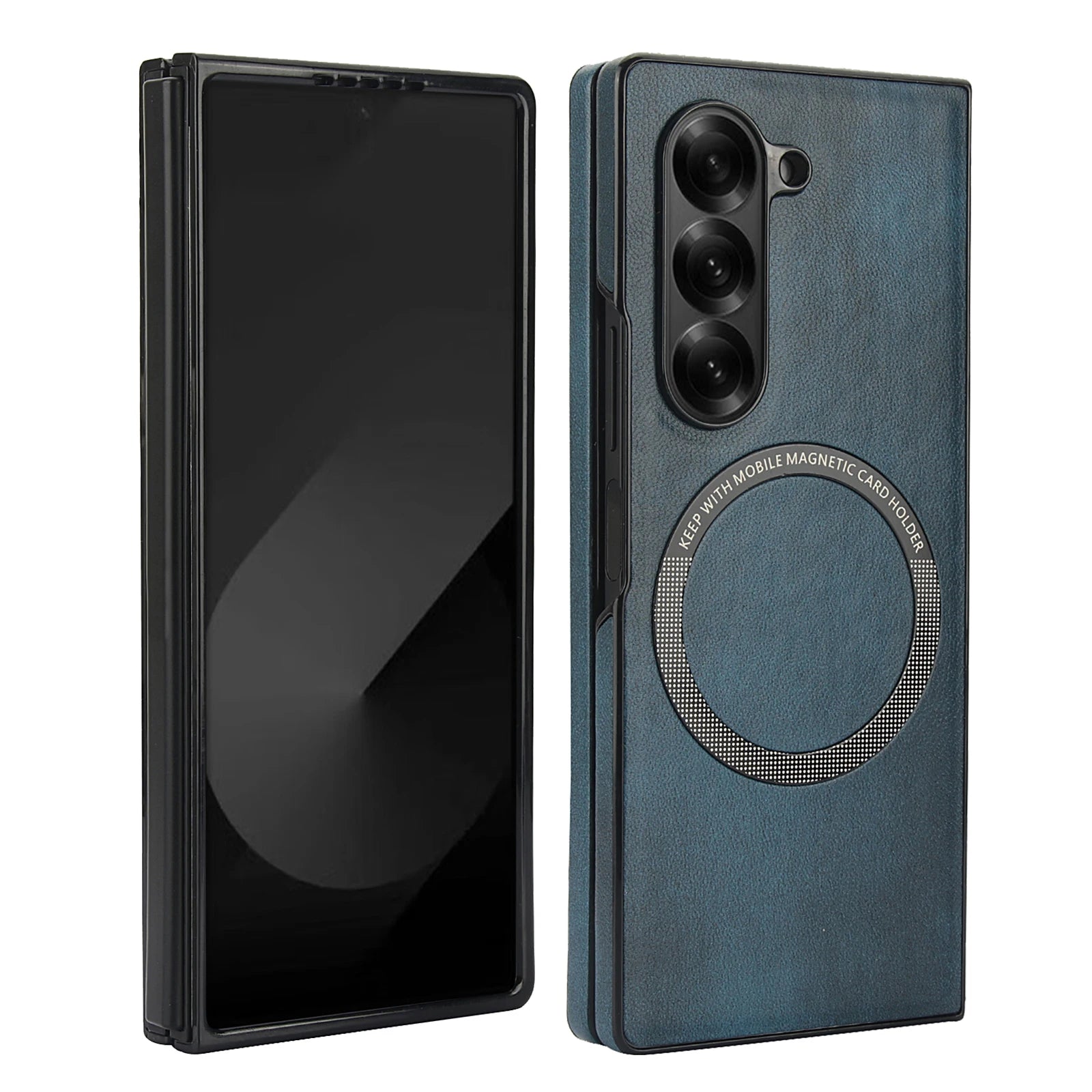 Retro Leather Magnetic Case for Samsung Galaxy Z Fold 6