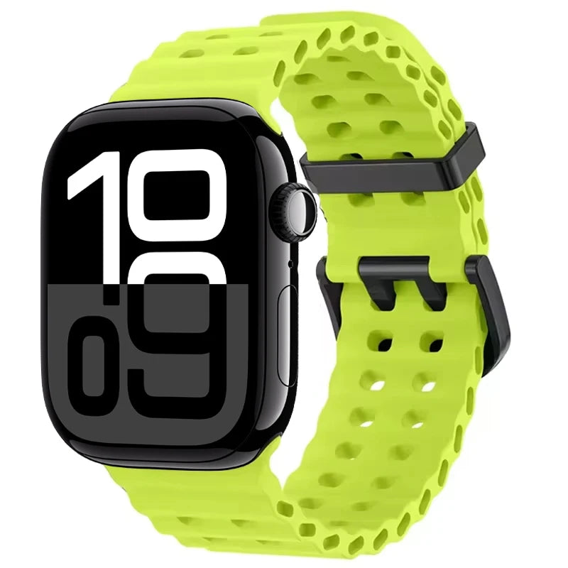 Durable Silicone Sport Wristband for Apple Watch