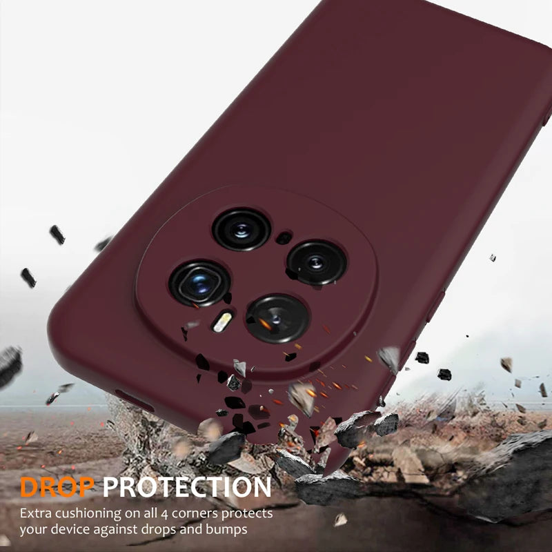 Premium Magnetic Silicone Case with Flocking Inside & Detachable Strap for Honor Magic 7 Pro