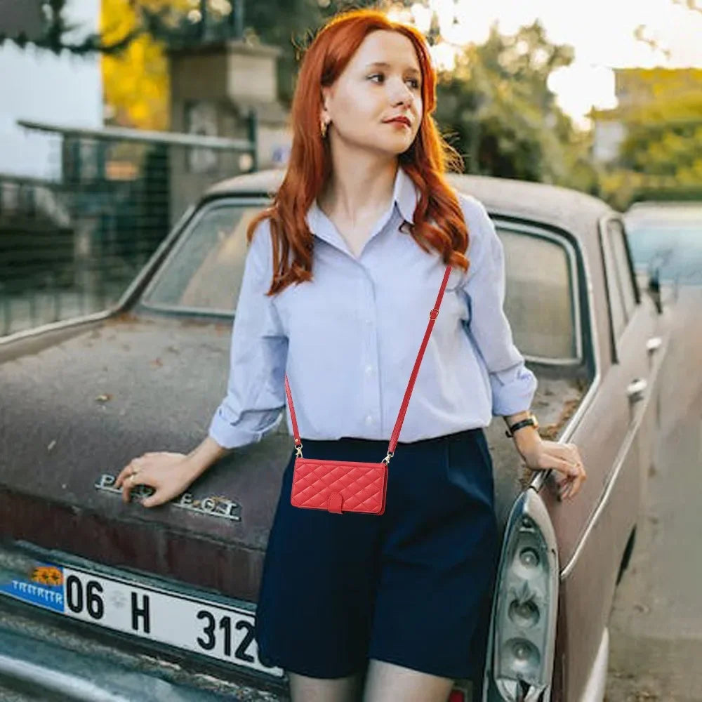 Versatile Crossbody Lanyard Wallet Case for Samsung Galaxy S24 Series