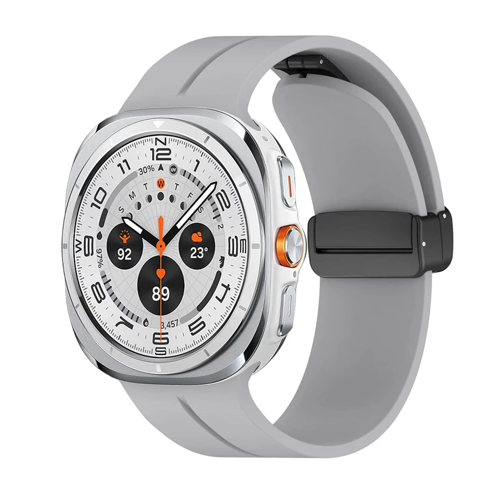 Silicone Magnetic Bracelet for Samsung Galaxy Watch Ultra and Samsung Galaxy Watch Ultra (2025)