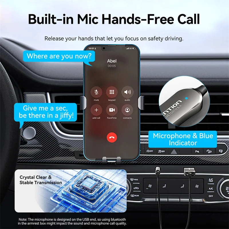 Vention Bluetooth 5.4 Aux Adapter