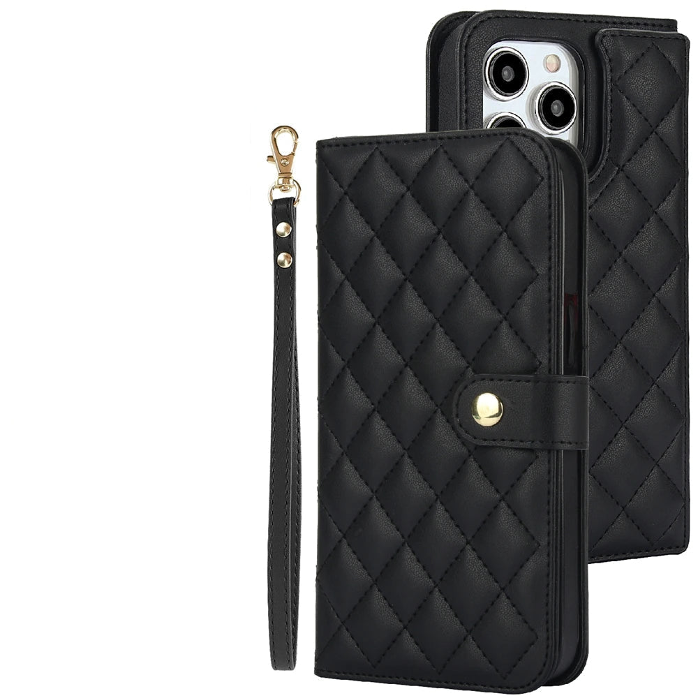 Multi-Functional Crossbody Wallet Case with Card Holder for iPhone 15 Series