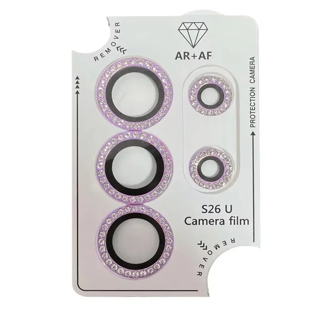 Diamond Metal Ring 8K Camera Lens Protector for Samsung Galaxy S26 Series