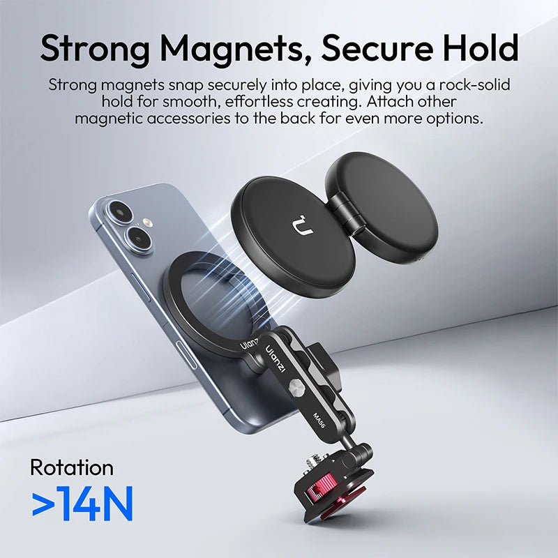 Ulanzi MA56 Multi-Function Magnetic Phone Stand for Photography