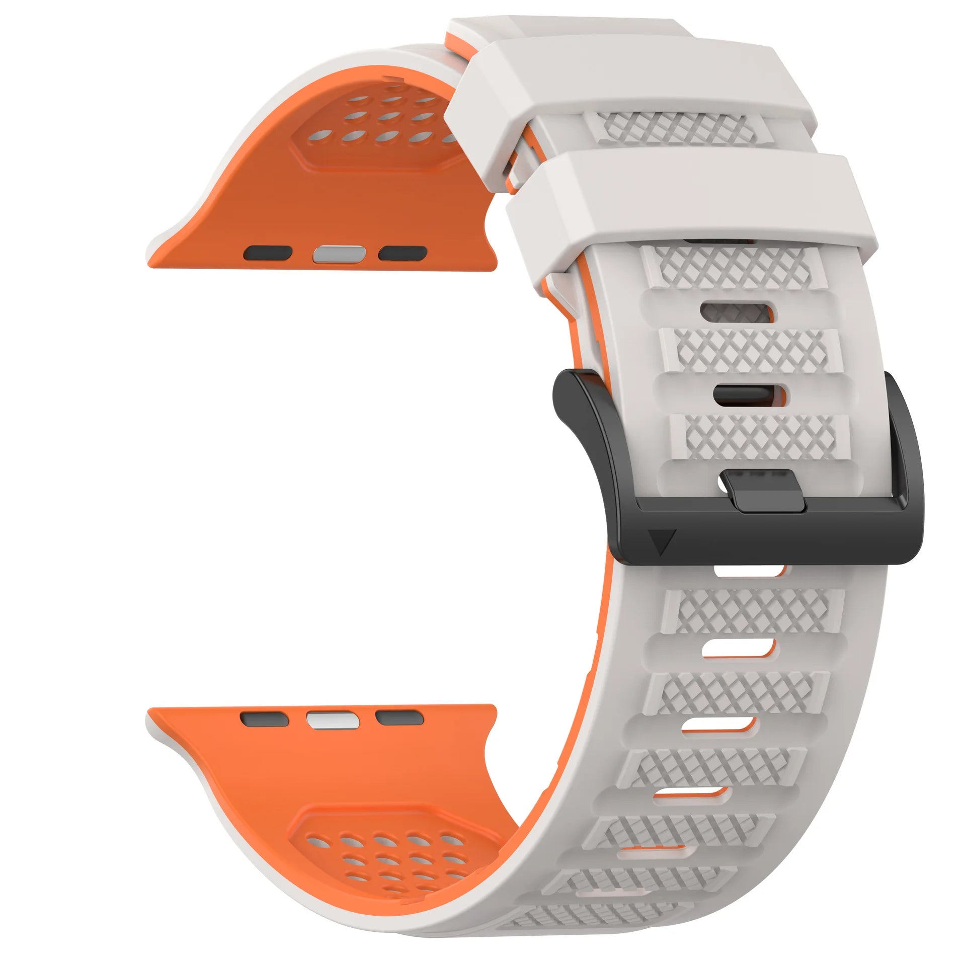 Durable Dual-Color Silicone Sport Band for Apple Watch