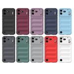 Shockproof Soft Silicone Bumper Case with Foldable Kickstand for Nothing Phone (4b)