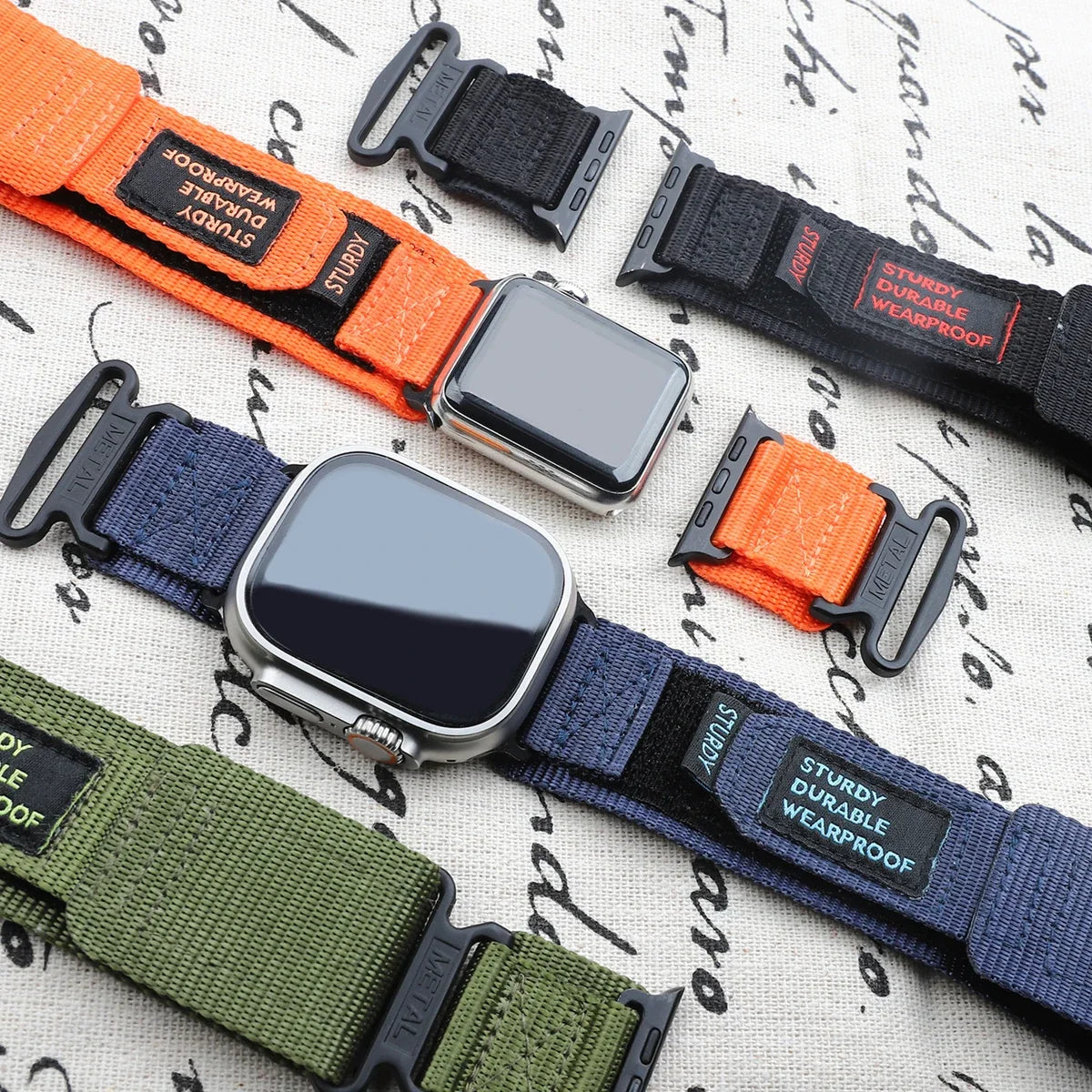 Nylon Tactical Sports Strap for Apple Watch