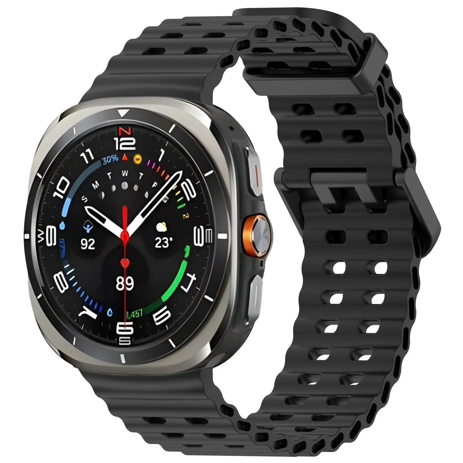 Breathable Ocean Silicone Band for Samsung Galaxy Watch Ultra and Samsung Galaxy Watch Ultra (2025)