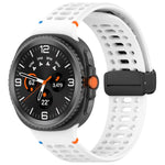 Soft Silicone Replacement Band with Magnetic Clasp for Samsung Galaxy Watch 8 & Galaxy Watch 8 Classic