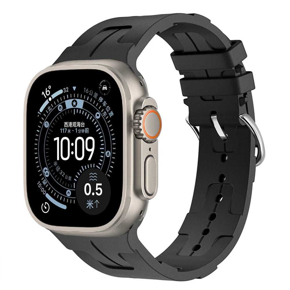 Kilim Design Silicone Band for Apple Watch