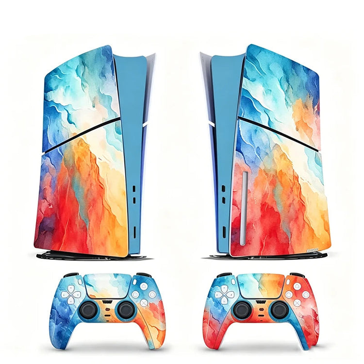 PlayStation 5 Slim Vinyl Skin With Controller Wraps