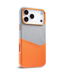 Slim Leather Card Holder Case with Raised Camera Lens Cover for iPhone 18 Series