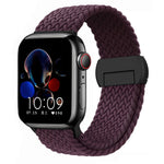Stretchable Braided Solo Loop with Magnetic Closure for Apple Watch