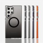 Shockproof Gradient Magnetic Bumper Case for Samsung Galaxy S25 Series