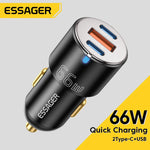 Essager 66W PD & QC 3.0 Car Charger