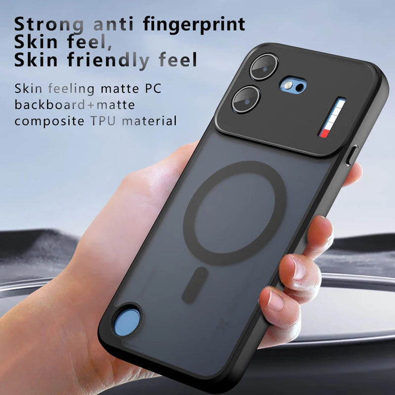 Shockproof Matte PC+TPU Case with Four-Corner Airbag Protection for Nothing Phone (4b)