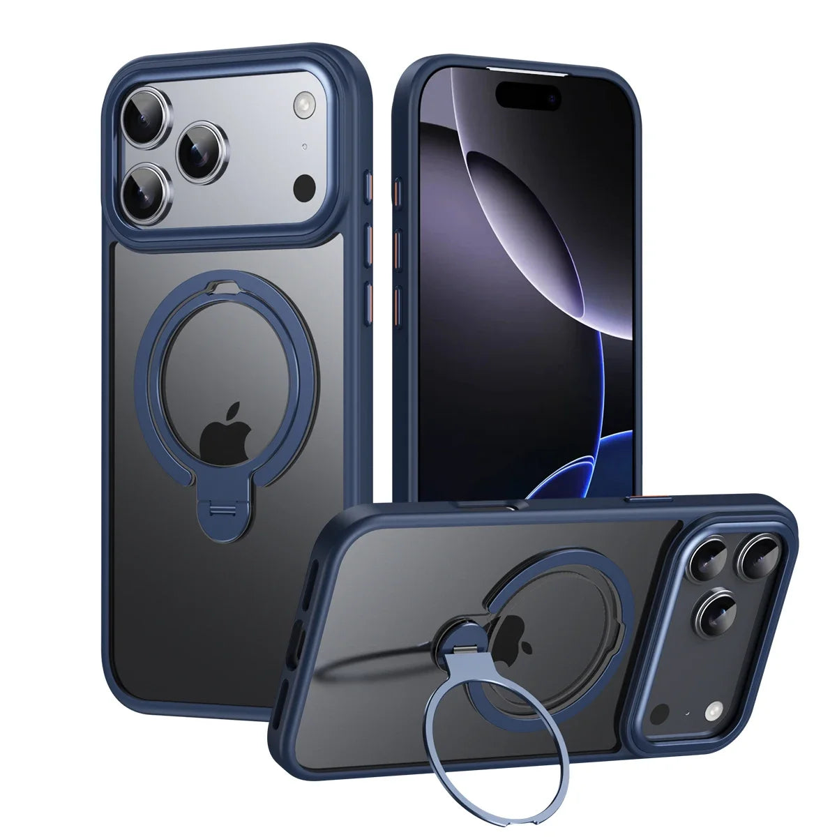 Magsafe Compatible iPhone 17 Series Case with Integrated Rotation Kickstand