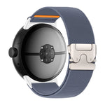 Parachute-Style Nylon Watch Band with Adjustment Teeth for Google Pixel Watch 3