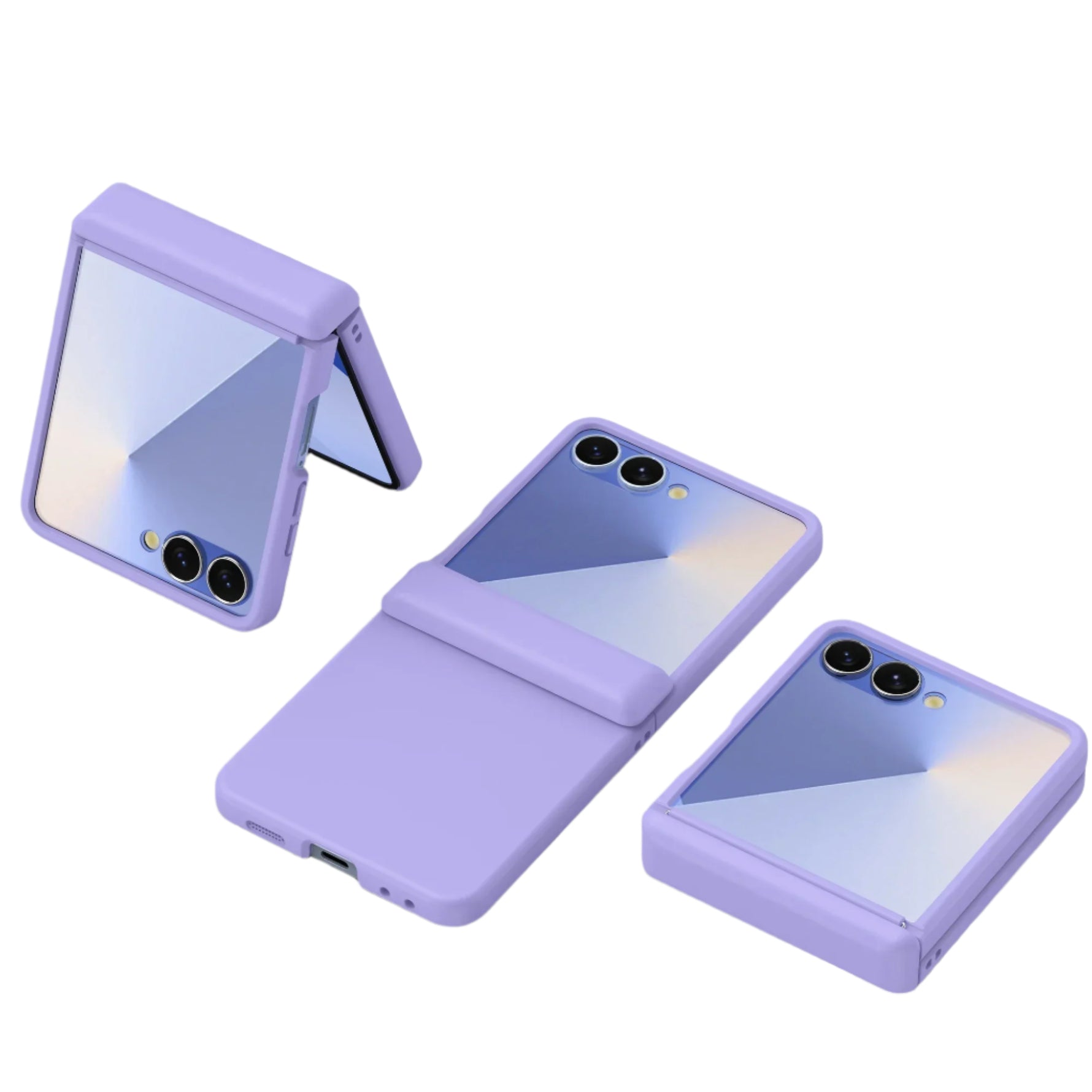 Shockproof TPU Case with Tempered Film for Samsung Galaxy Z Flip 7