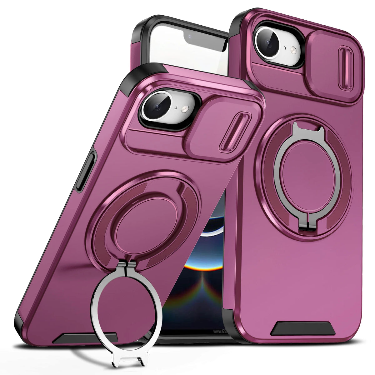 Shockproof TPU Case with Sliding Lens Cover for iPhone 17e