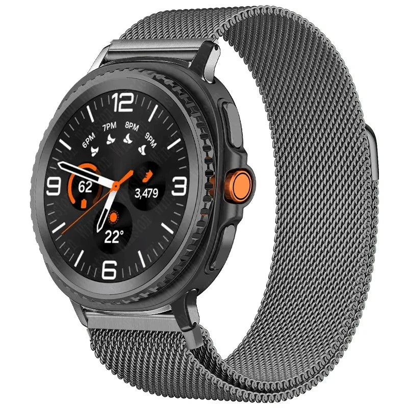 Stainless Steel Milanese Loop Strap for Samsung Galaxy Watch 8 & Galaxy Watch 8 Classic