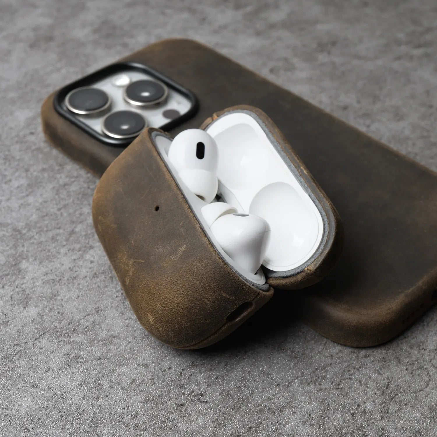 Handmade Genuine Cowhide Case for AirPods Pro 3