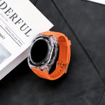 Integrated Transparent Case and Silicone Wristband for Samsung Galaxy Watch Ultra 2