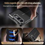 Leather Flip Case with Automatic Magnetic Closure for iPhone Duo