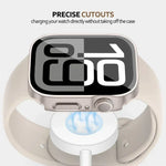Protective Bumper Case with Built-in Tempered Glass for Apple Watch