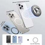 Double-Sided Magnetic MagSafe Ring Holder With 360° Rotation