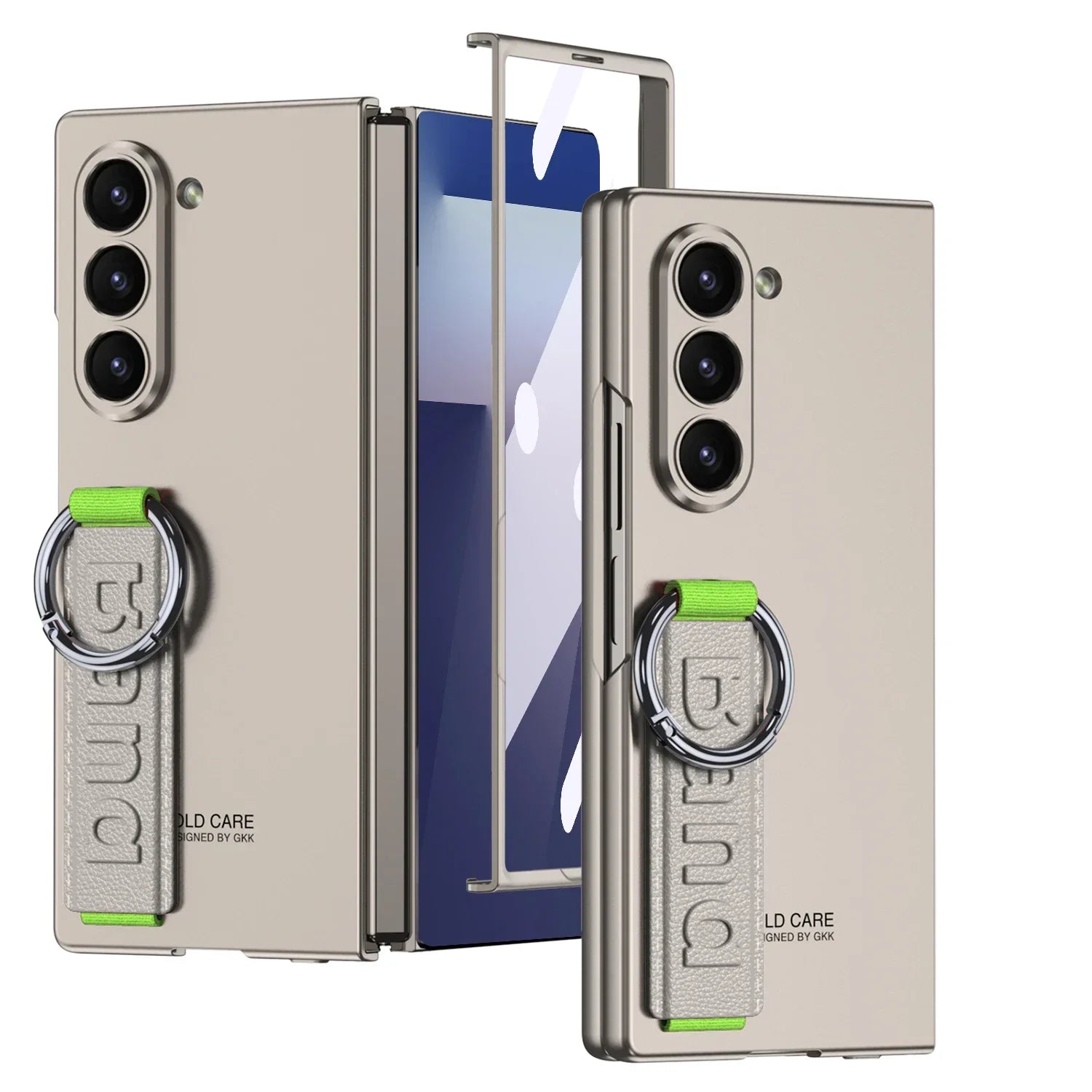 Samsung Galaxy Z Fold7 Protective Case with Elastic Wrist Strap