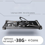 Super Thin Frame-Free Bumper Air Cushion Anti-Slip Metal Phone Case for Samsung Galaxy S24 Series