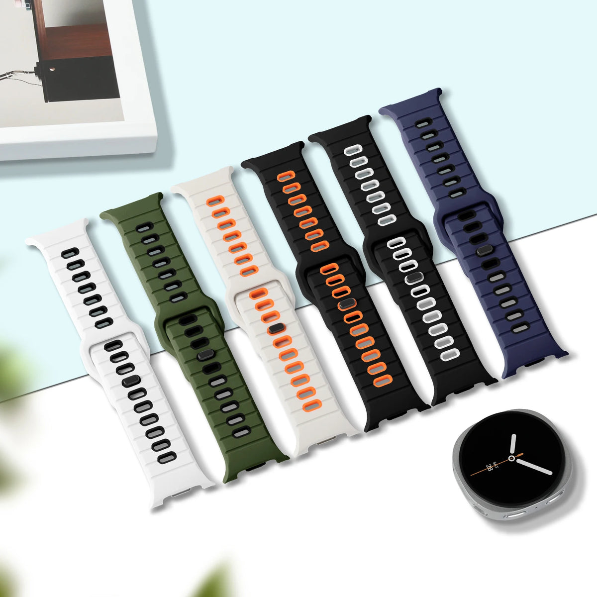 Perforated Silicone Sport Band for Samsung Galaxy Watch 9